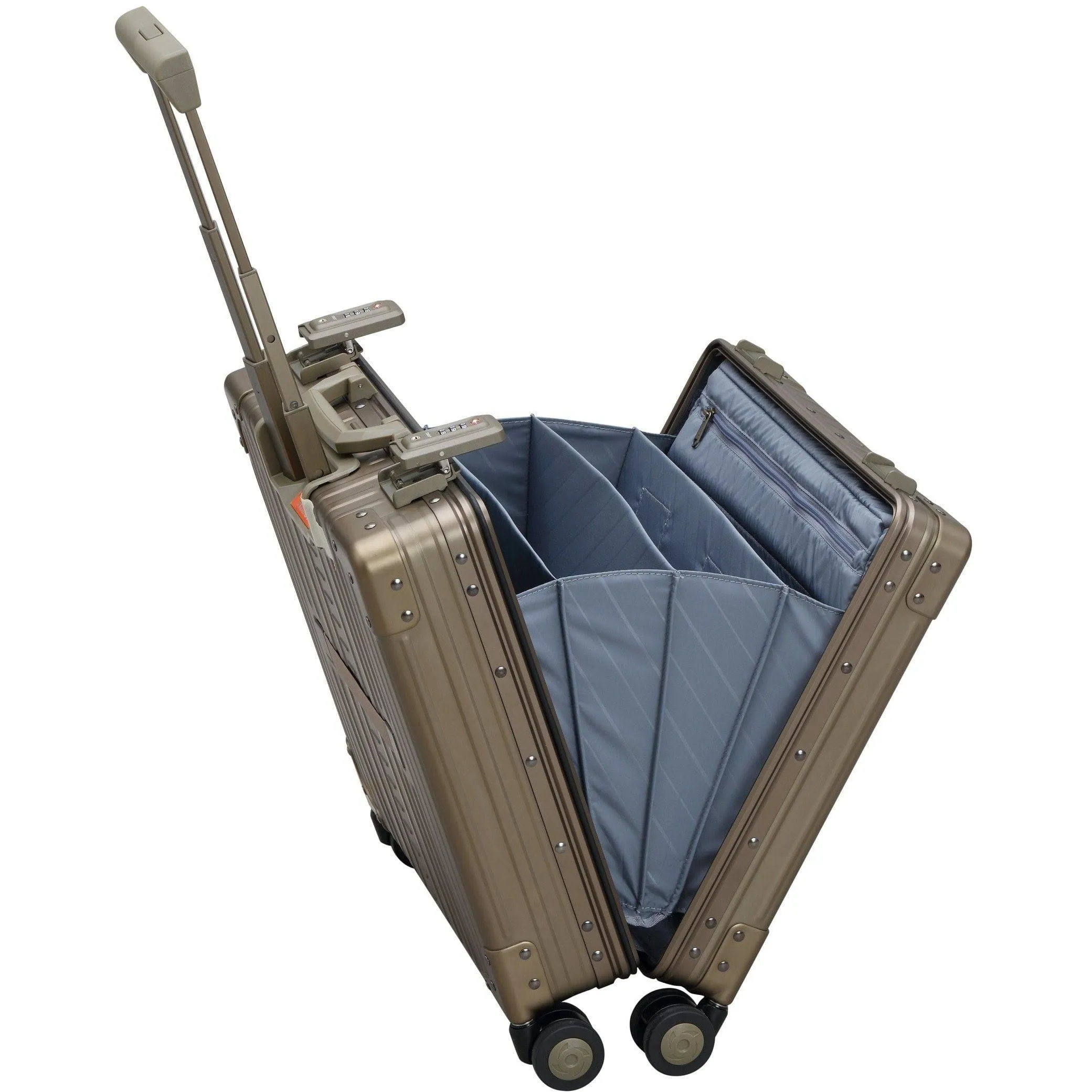 Aleon 17" Wheeled Aluminum Hardside Business Briefcase