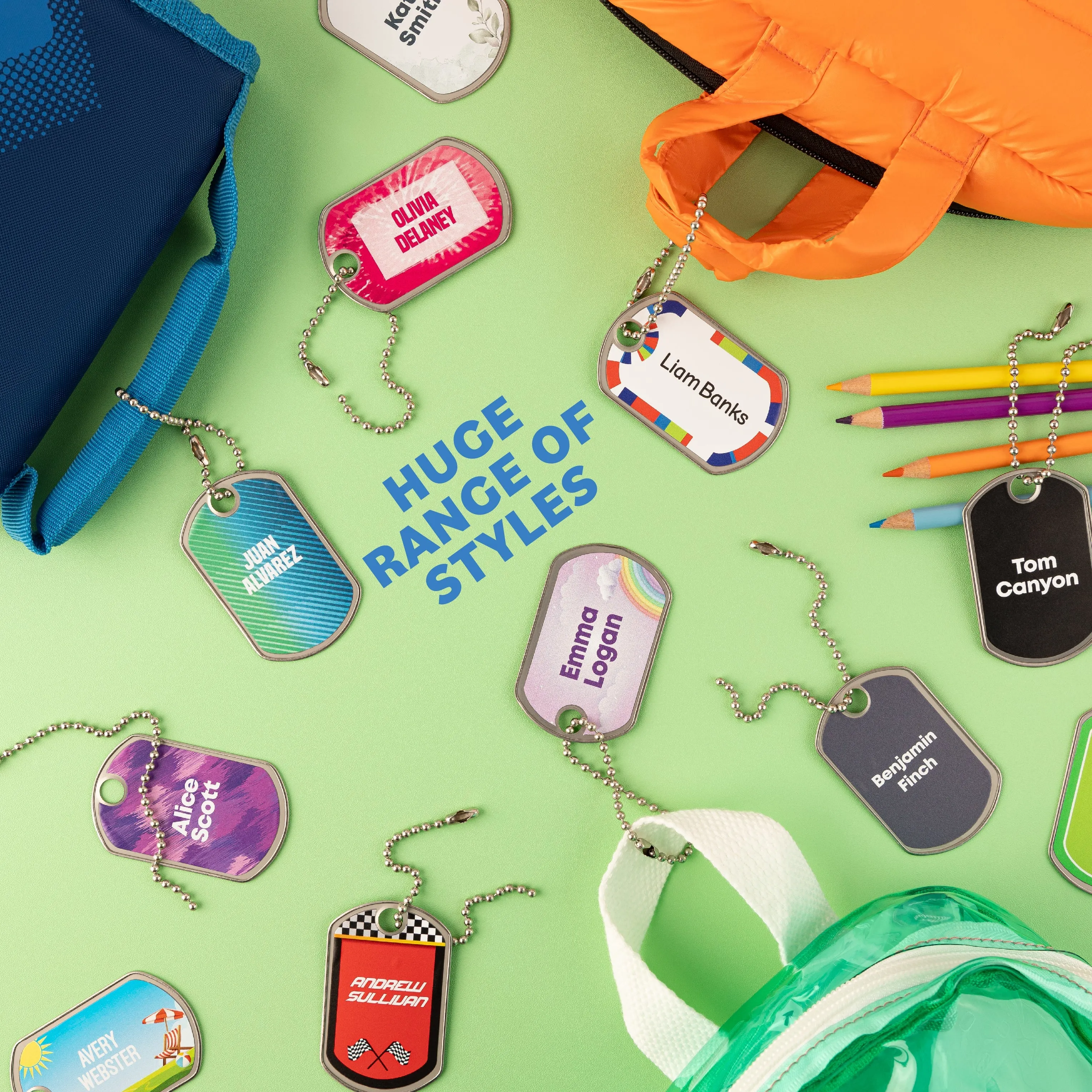 Bag Tags | Tie Dye