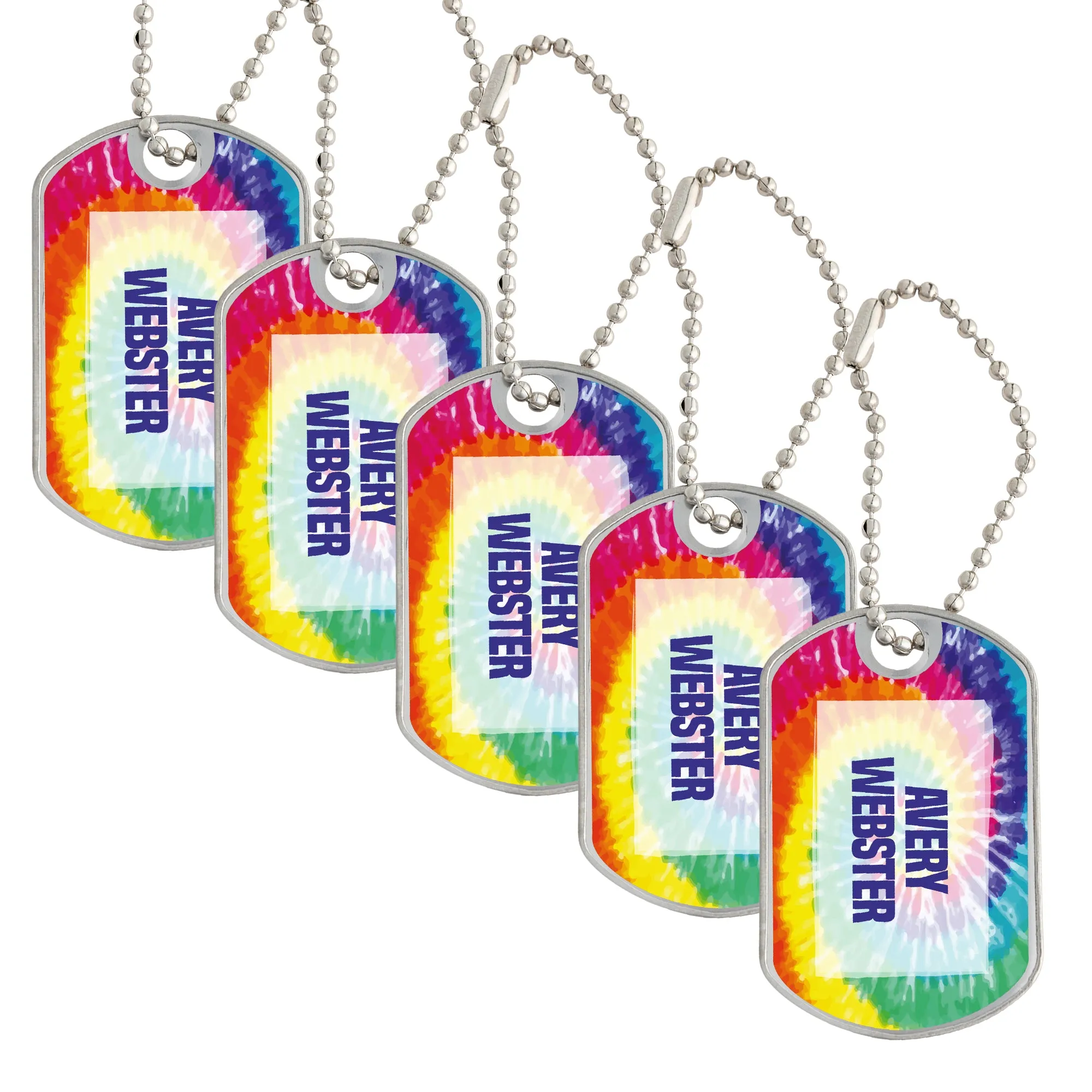 Bag Tags | Tie Dye