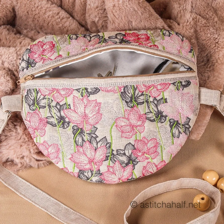 Blown Away ITH Zipper Bag