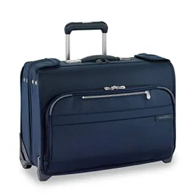 Briggs & Riley Baseline-Softside Carry-On 2-Wheel Garment Bag, Navy