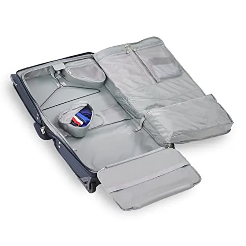 Briggs & Riley Baseline-Softside Carry-On 2-Wheel Garment Bag, Navy