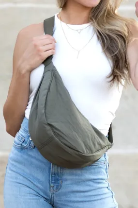 Casual Simple Design Everyday Nylon Fashion Sling Bag