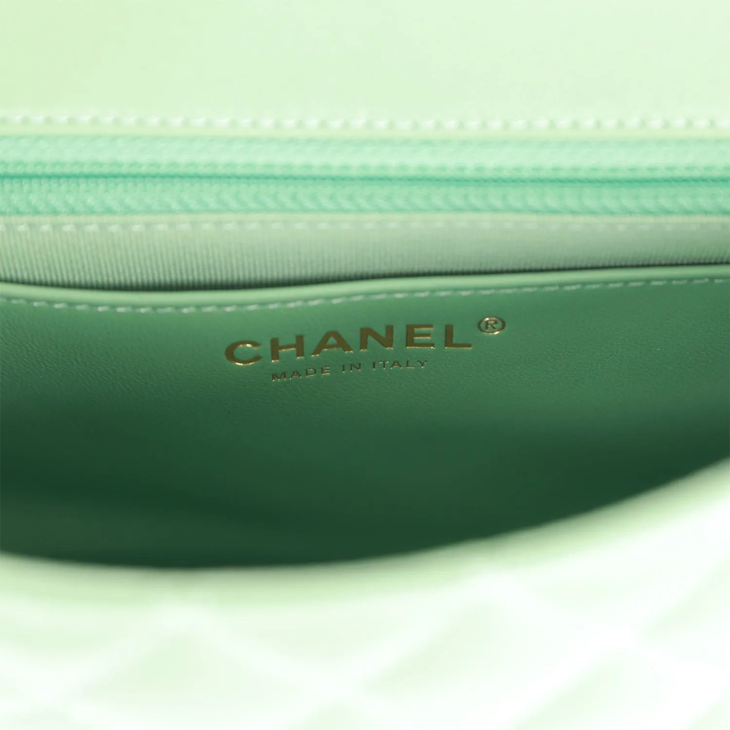 Chanel Candy Heart Mini Flap Bag Turquoise Lambskin Enamel and Light Gold Hardware