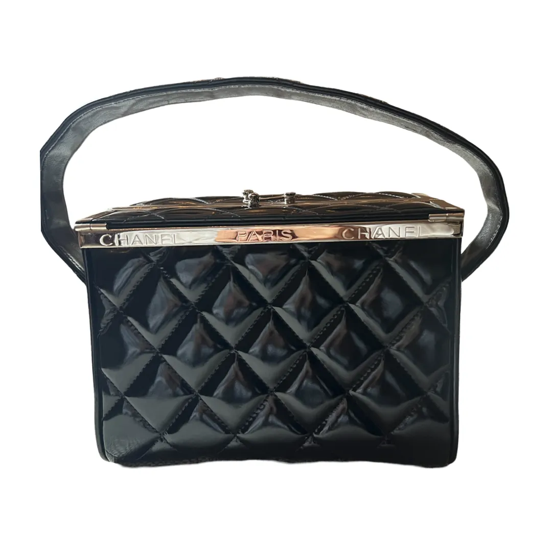 Chanel Vintage Patent Vanity Bag