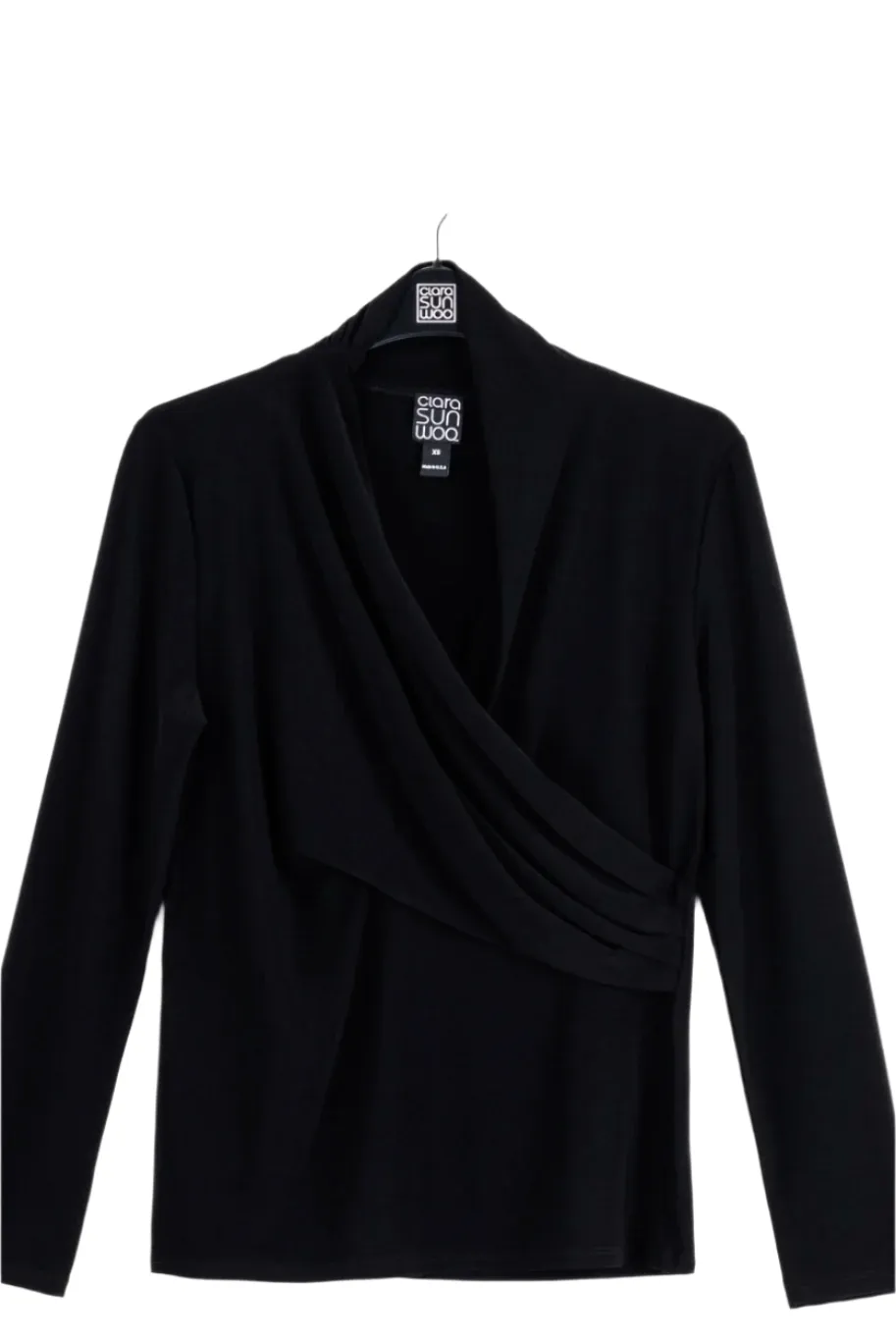Clara SunWoo V Neck Draped Top