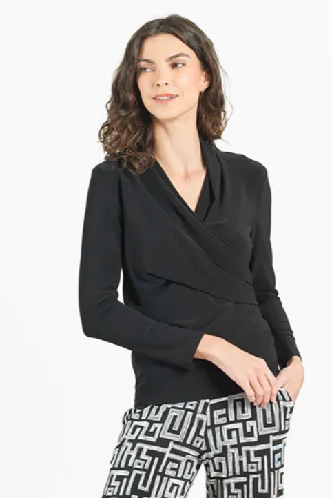 Clara SunWoo V Neck Draped Top