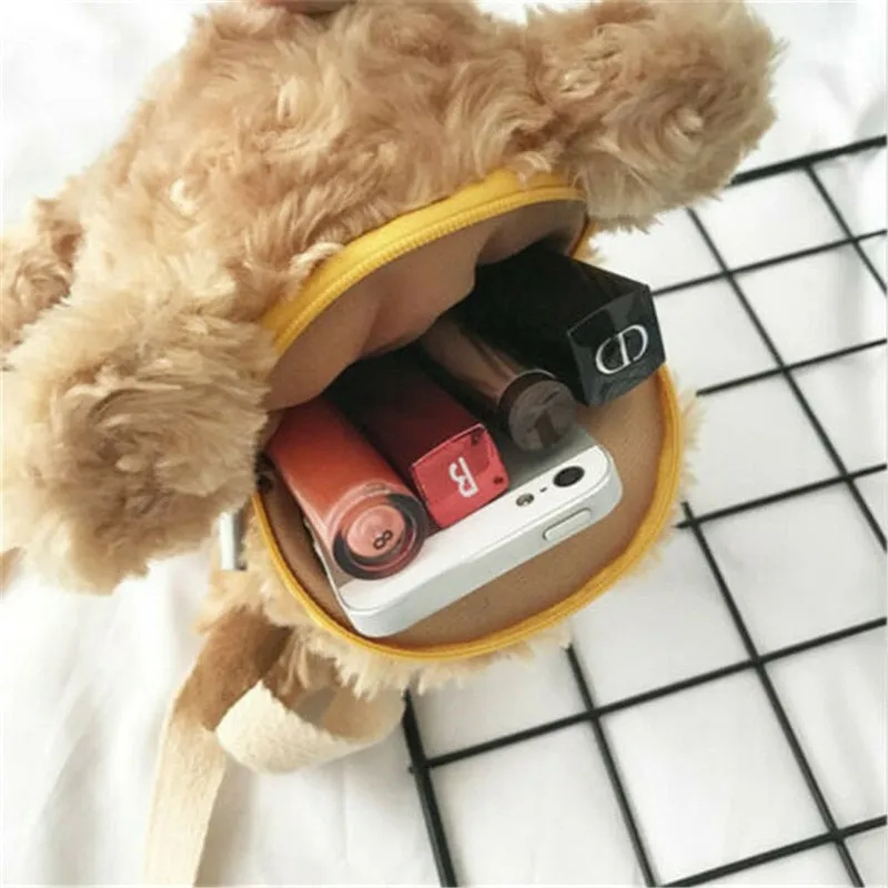 Cute Bear Plush Bag