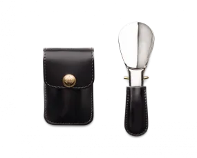 Ettinger Travel Shoehorn and Pouch in Black