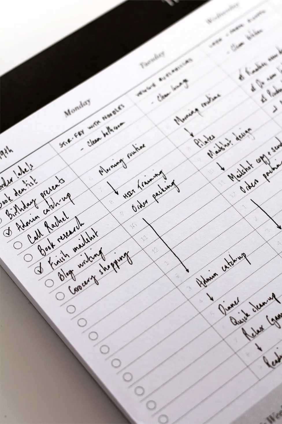 Executive Weekly Deskpad