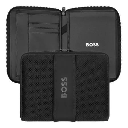 Hugo Boss Conference folder A5 Arche Black HTM413A