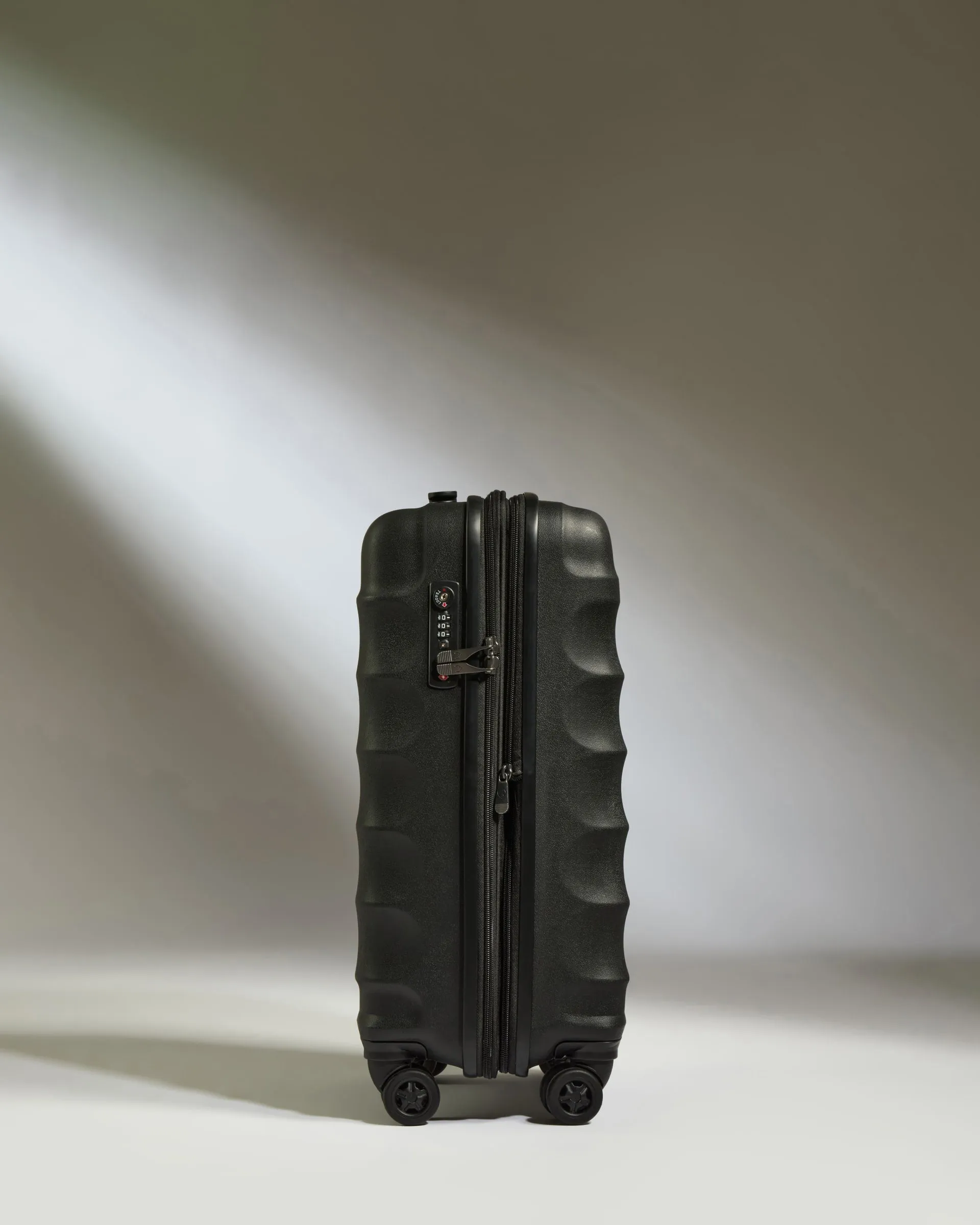 Juno Expandable Carry-On Luggage in Black