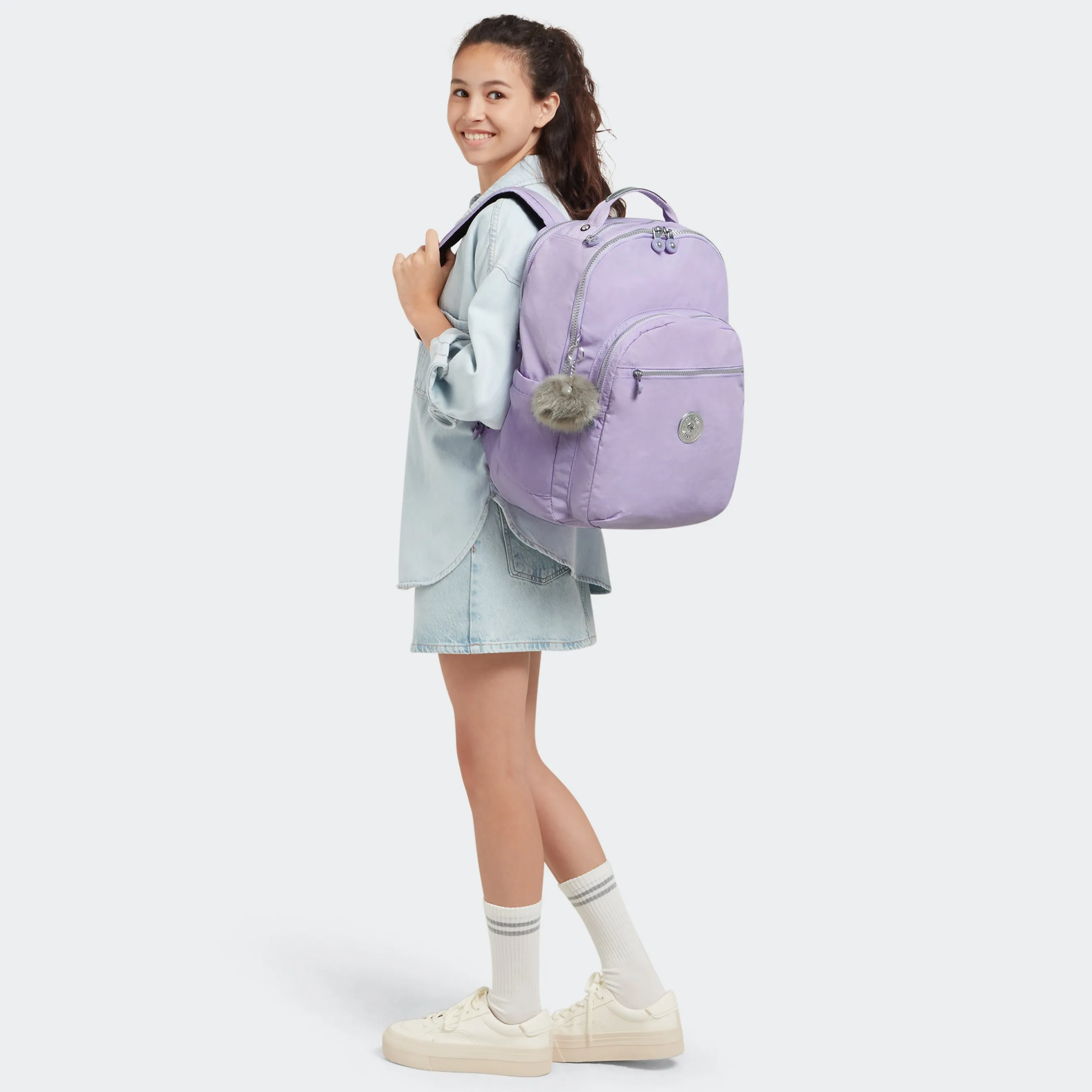 Kipling Seoul Extra Large 17" Laptop Backpack - Bridal Rose