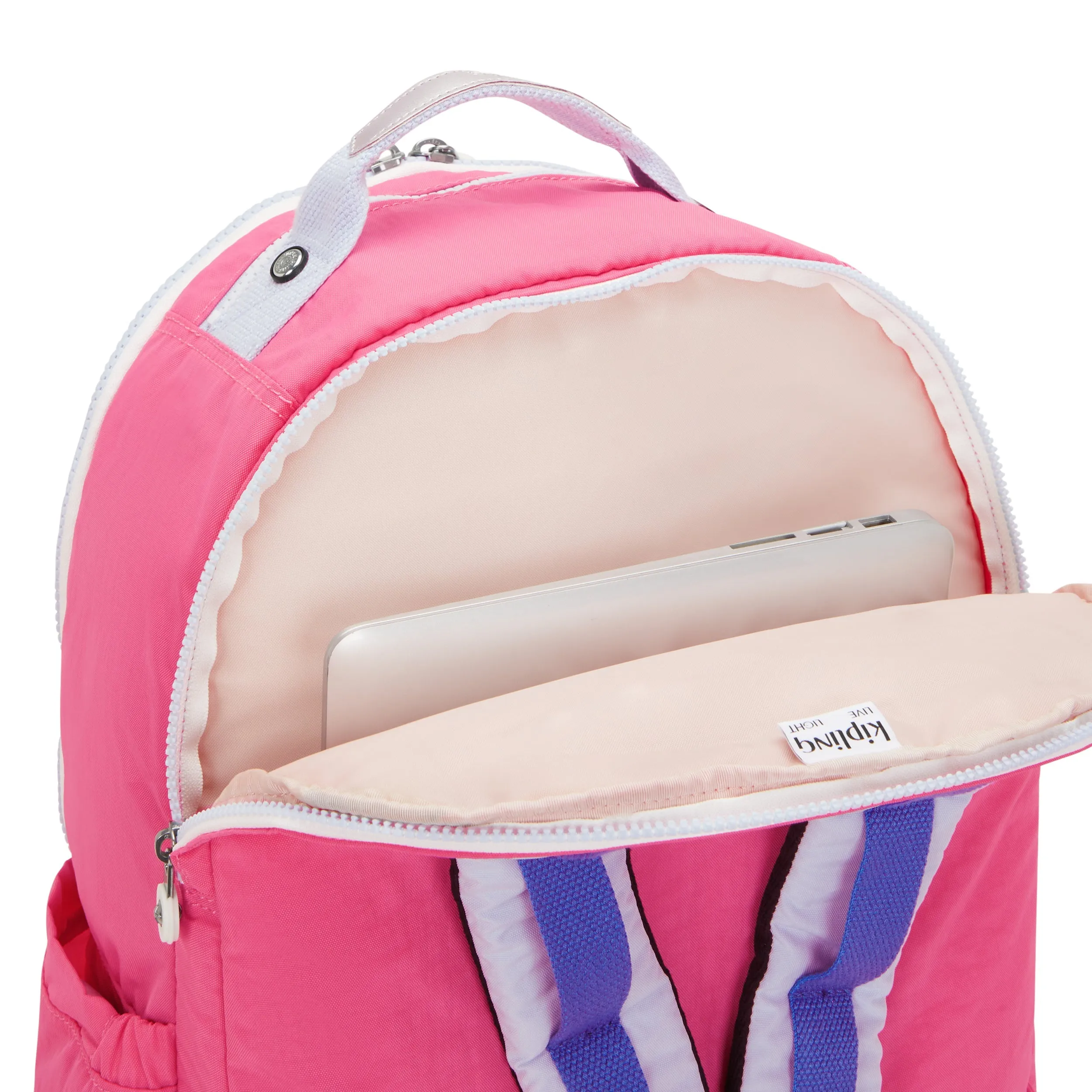 Kipling Seoul Extra Large 17" Laptop Backpack - Happy Pink Mix
