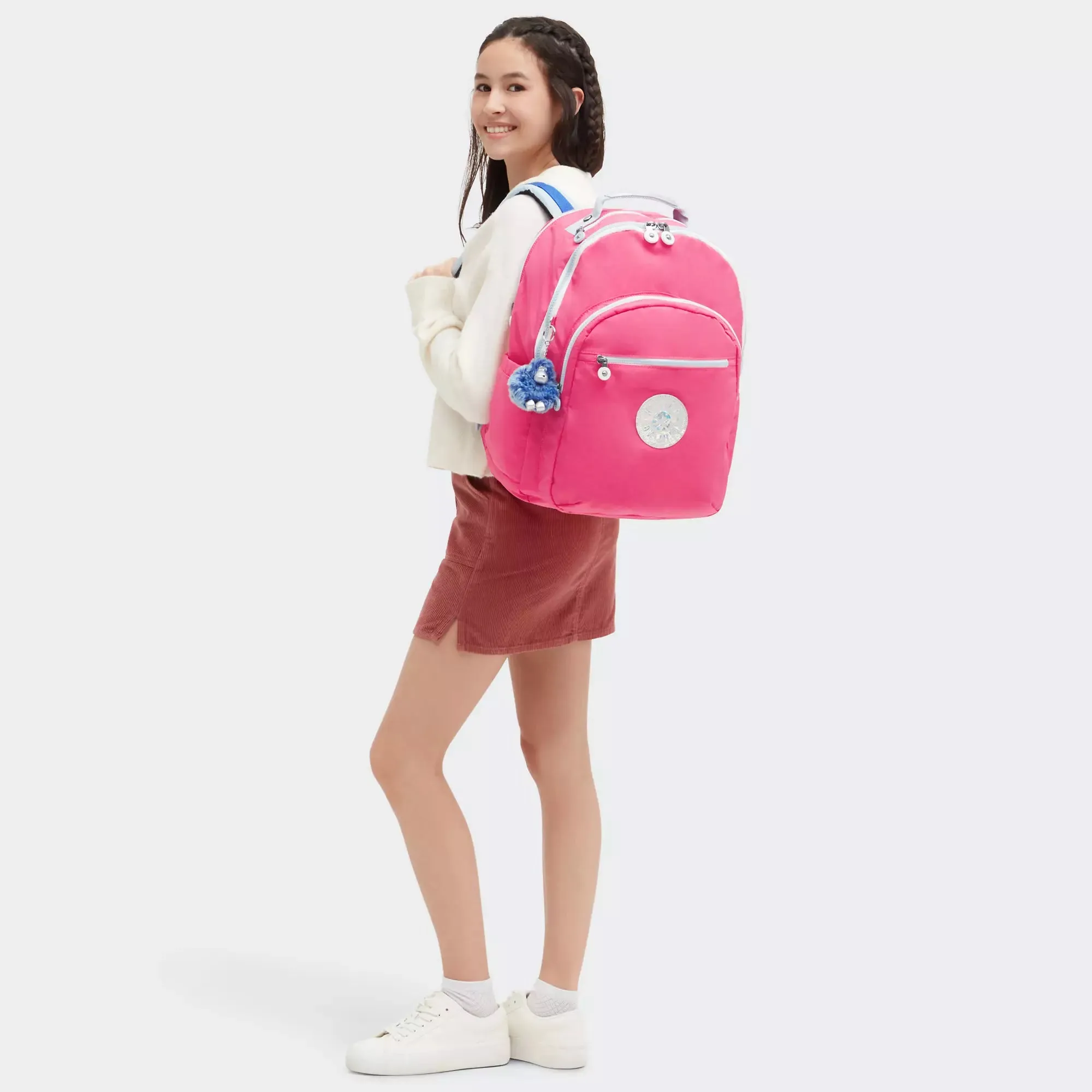 Kipling Seoul Extra Large 17" Laptop Backpack - Happy Pink Mix