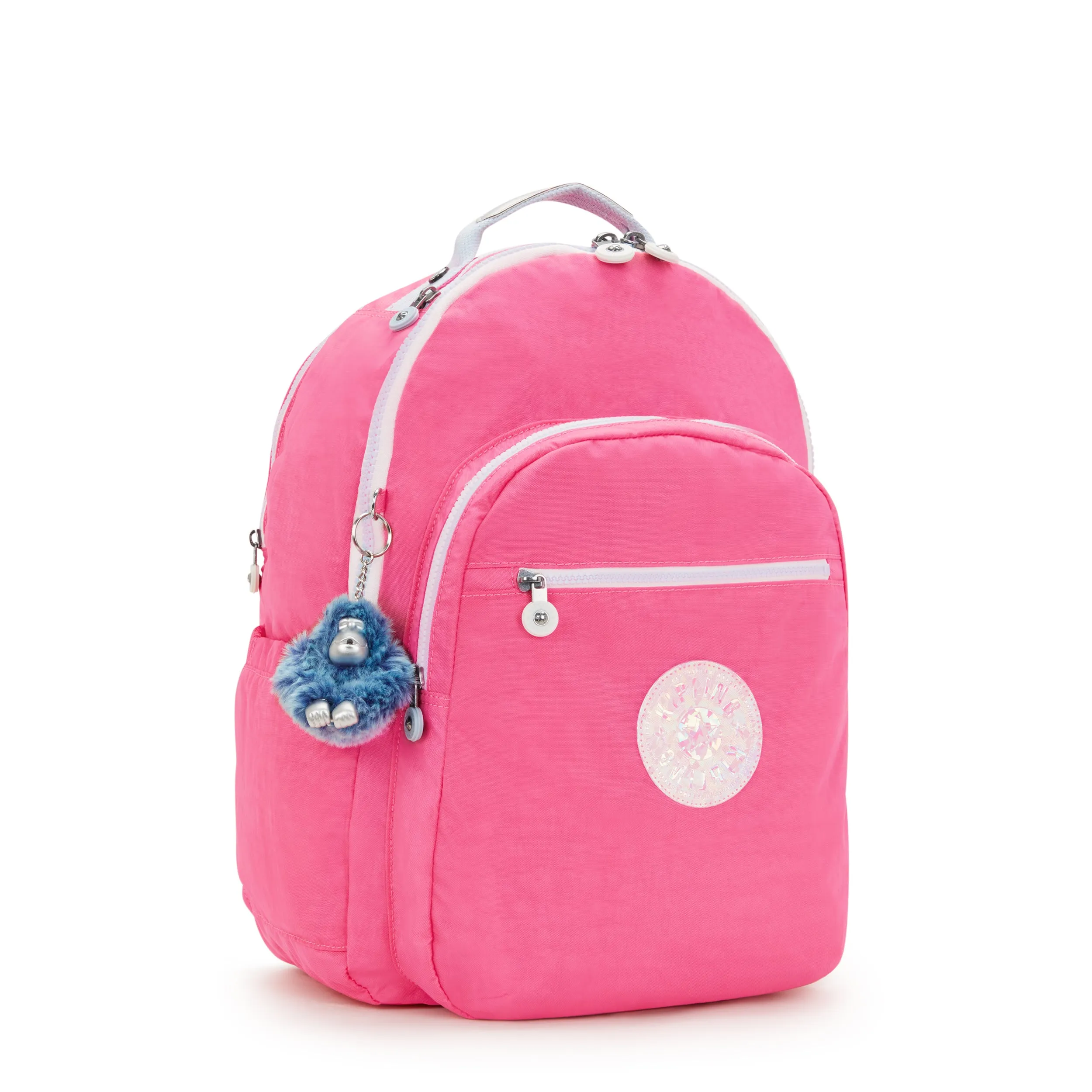 Kipling Seoul Extra Large 17" Laptop Backpack - Happy Pink Mix