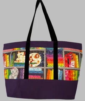 Large Tote - Rainbow Cats