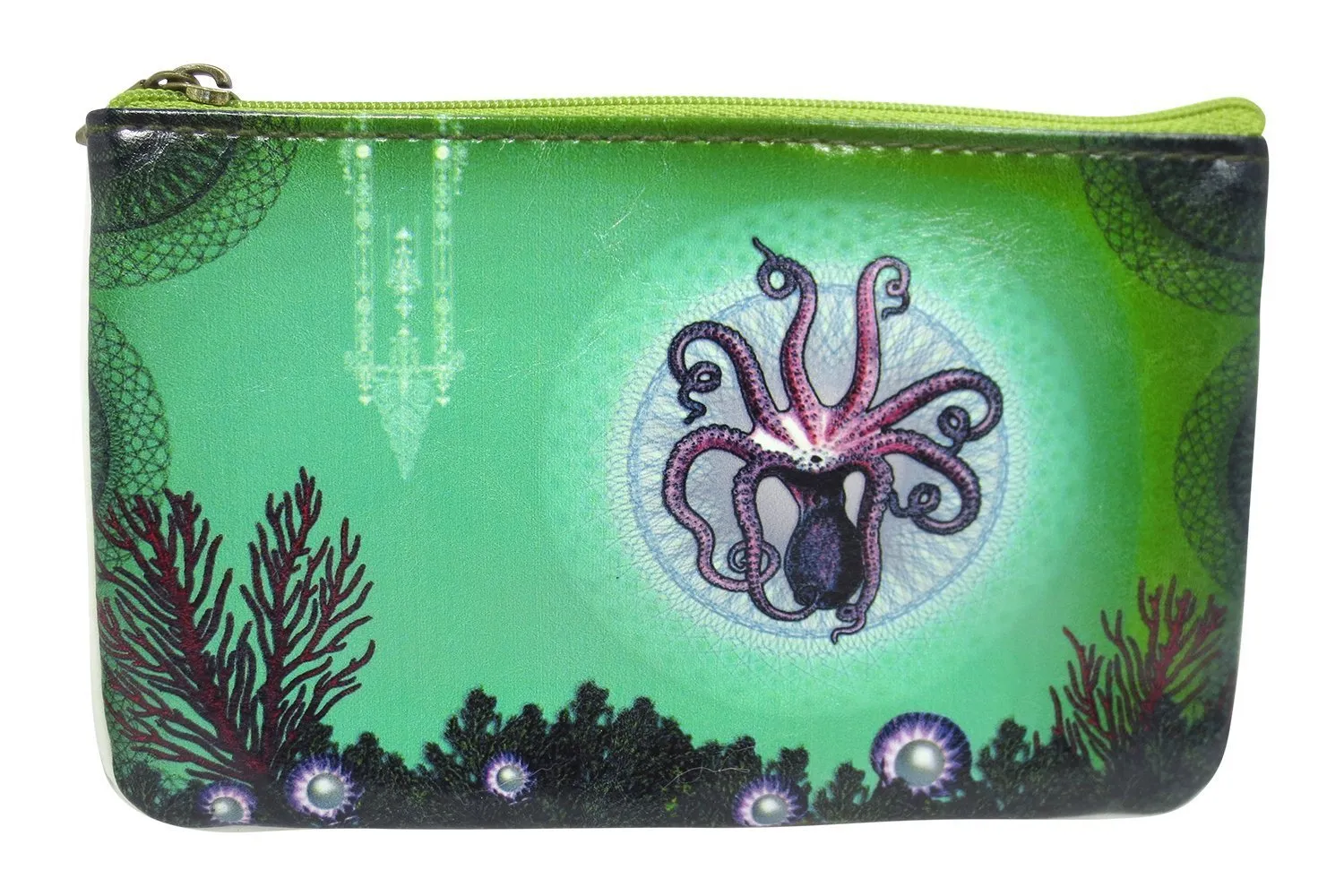 Lavishy Ocean Dream Mystic Ocean Creature Small Flat Pouch