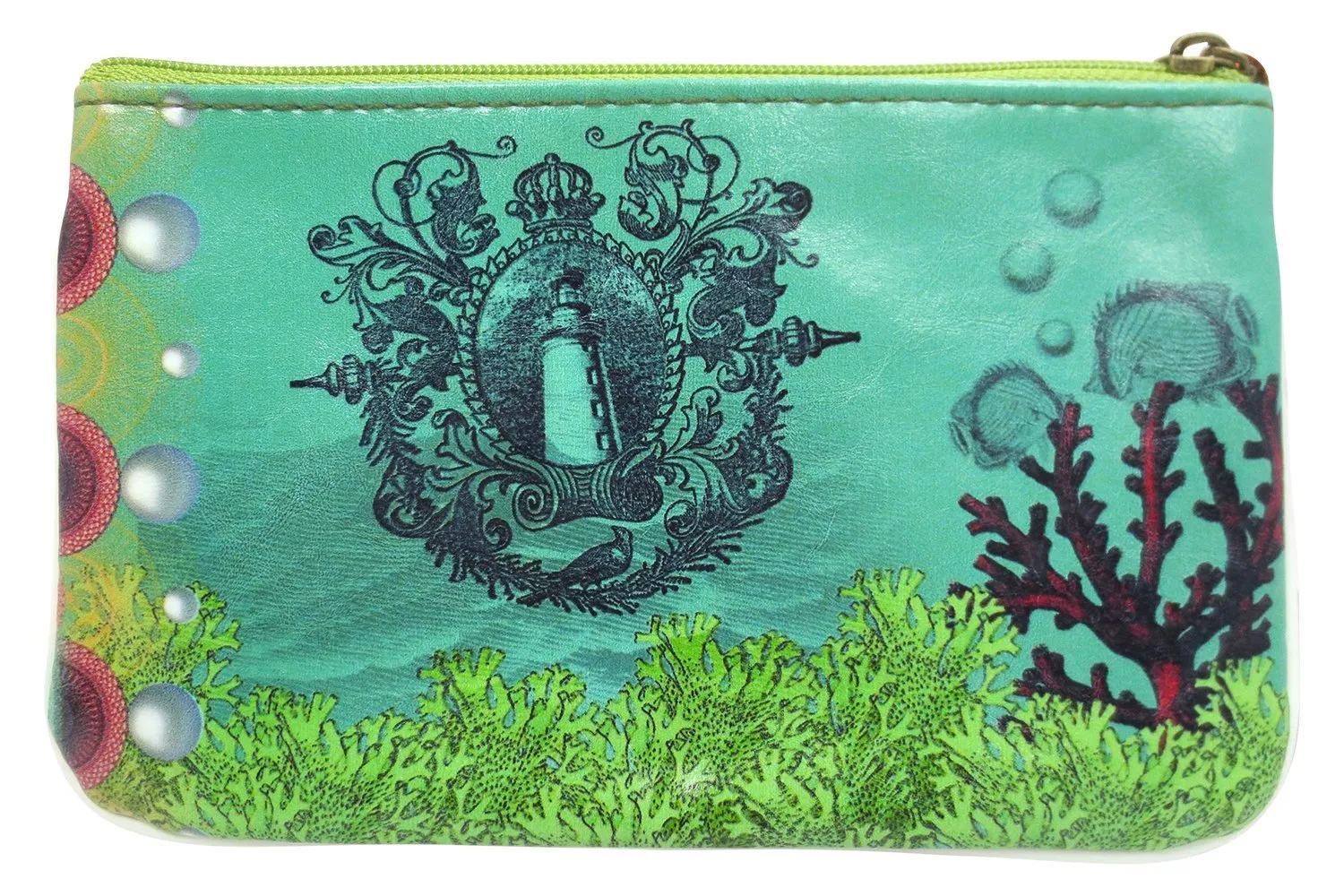 Lavishy Ocean Dream Mystic Ocean Creature Small Flat Pouch
