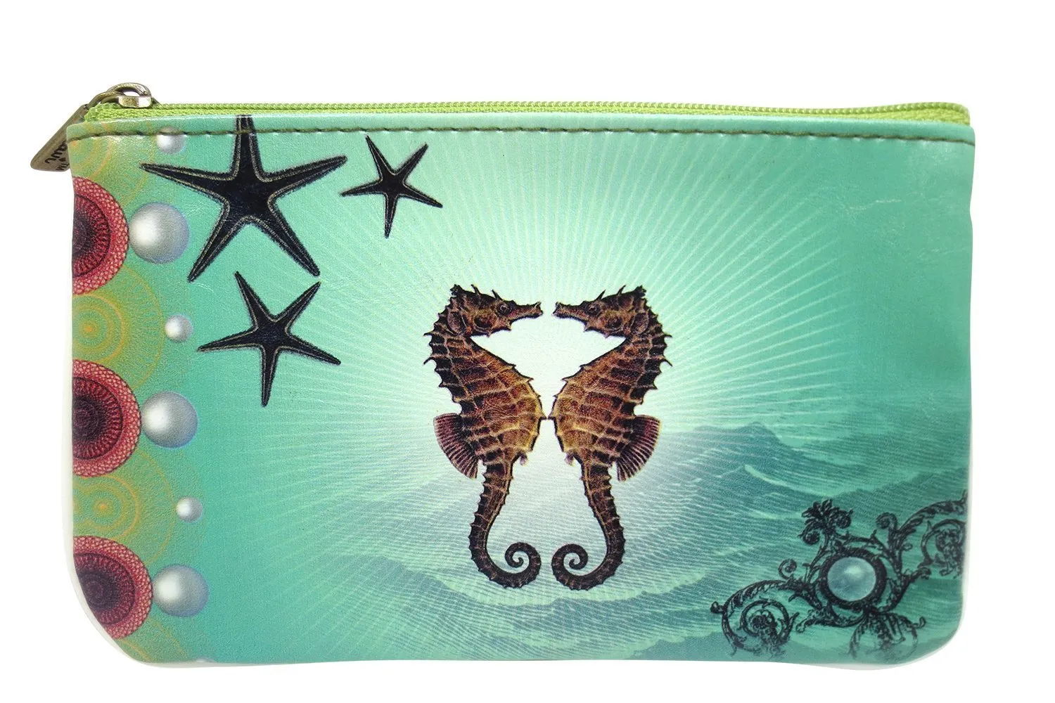 Lavishy Ocean Dream Mystic Ocean Creature Small Flat Pouch
