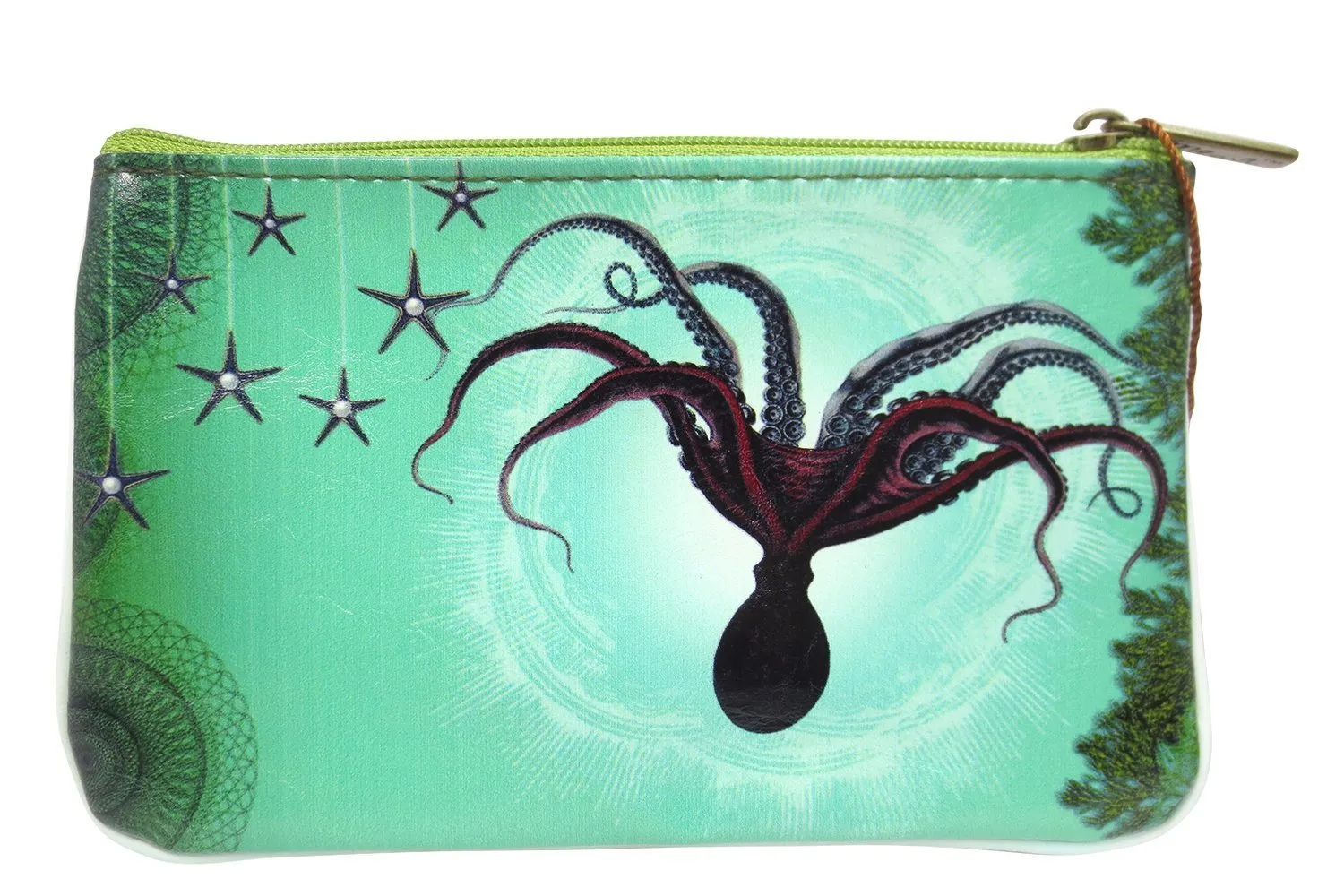 Lavishy Ocean Dream Mystic Ocean Creature Small Flat Pouch