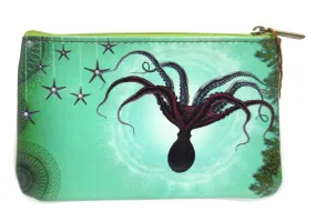 Lavishy Ocean Dream Mystic Ocean Creature Small Flat Pouch