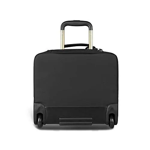 Lipault - Business Avenue Rolling Tote - 15" Laptop Wheeled Briefcase Bag for Women - Jet Black