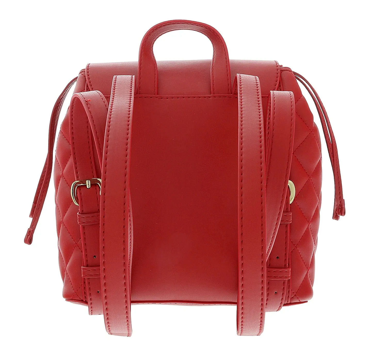 Love Moschino Red Quilted Classic Medium Backpack