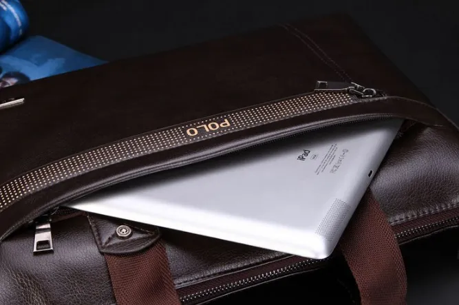 Men's Zippered Crossbody Bag