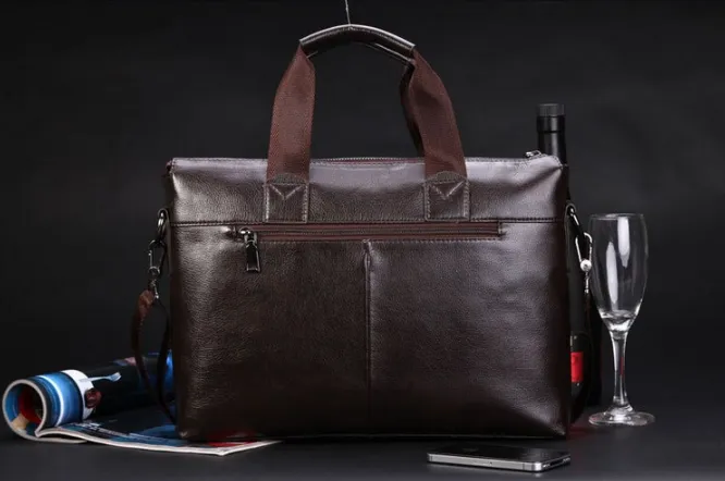 Men's Zippered Crossbody Bag