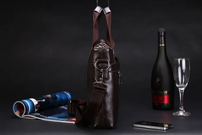Men's Zippered Crossbody Bag