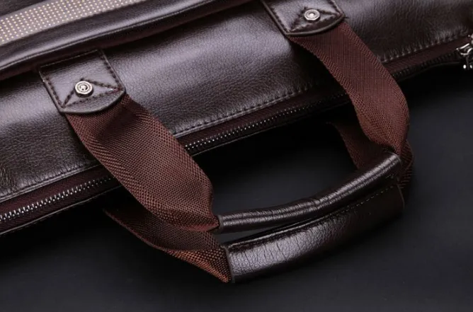 Men's Zippered Crossbody Bag