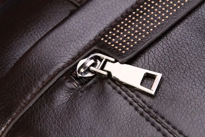 Men's Zippered Crossbody Bag