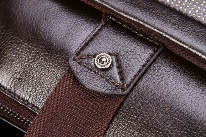 Men's Zippered Crossbody Bag