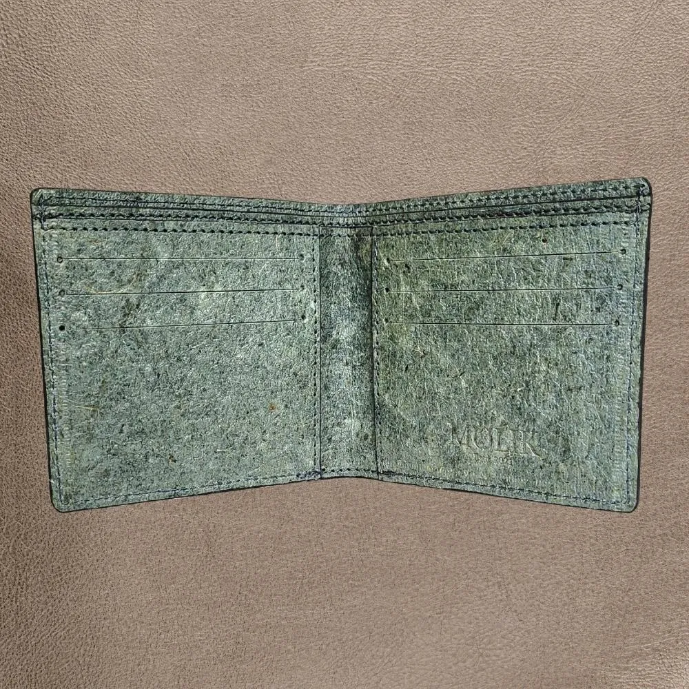 Olive Coconut Leather Wallet | Light Weight | Slim | Stylish | Accessory