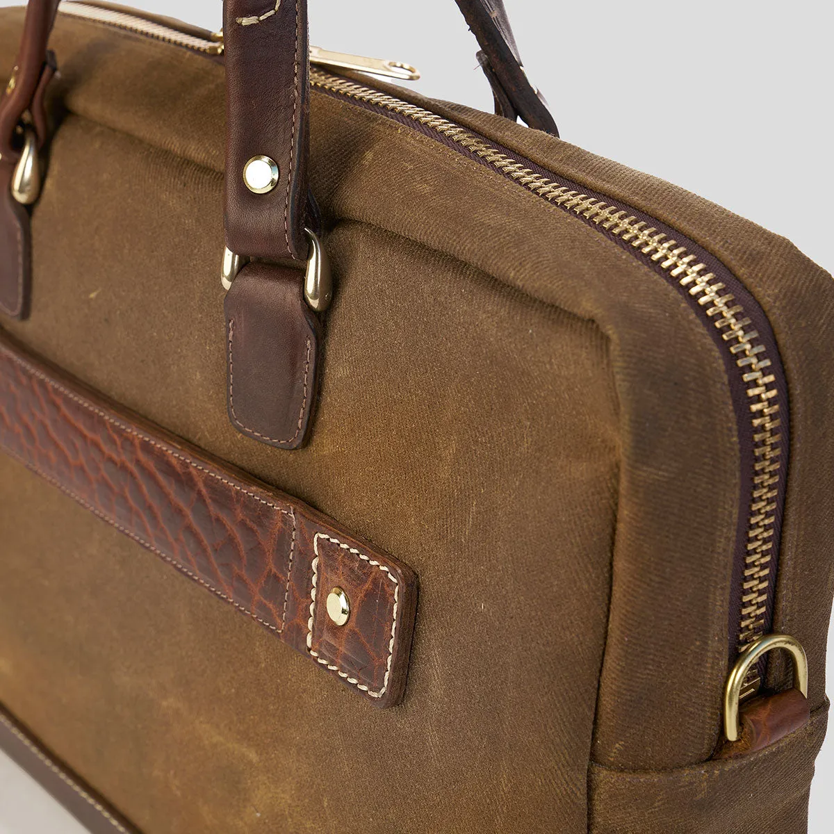The Porter Briefcase No.215 | Bison Brn