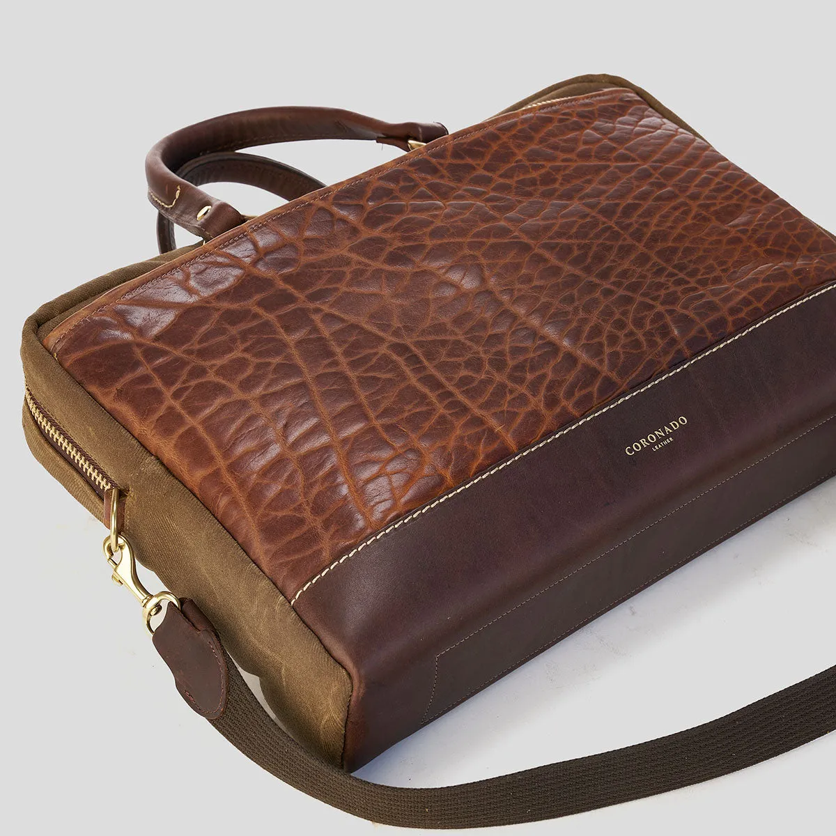 The Porter Briefcase No.215 | Bison Brn