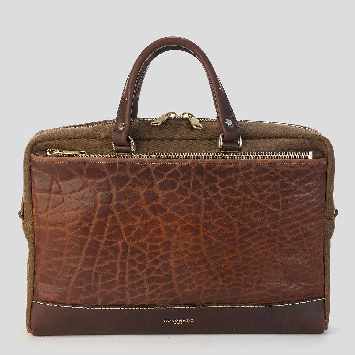 The Porter Briefcase No.215 | Bison Brn