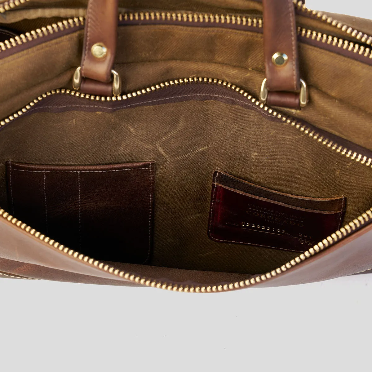 The Porter Briefcase No.215 | Bison Brn