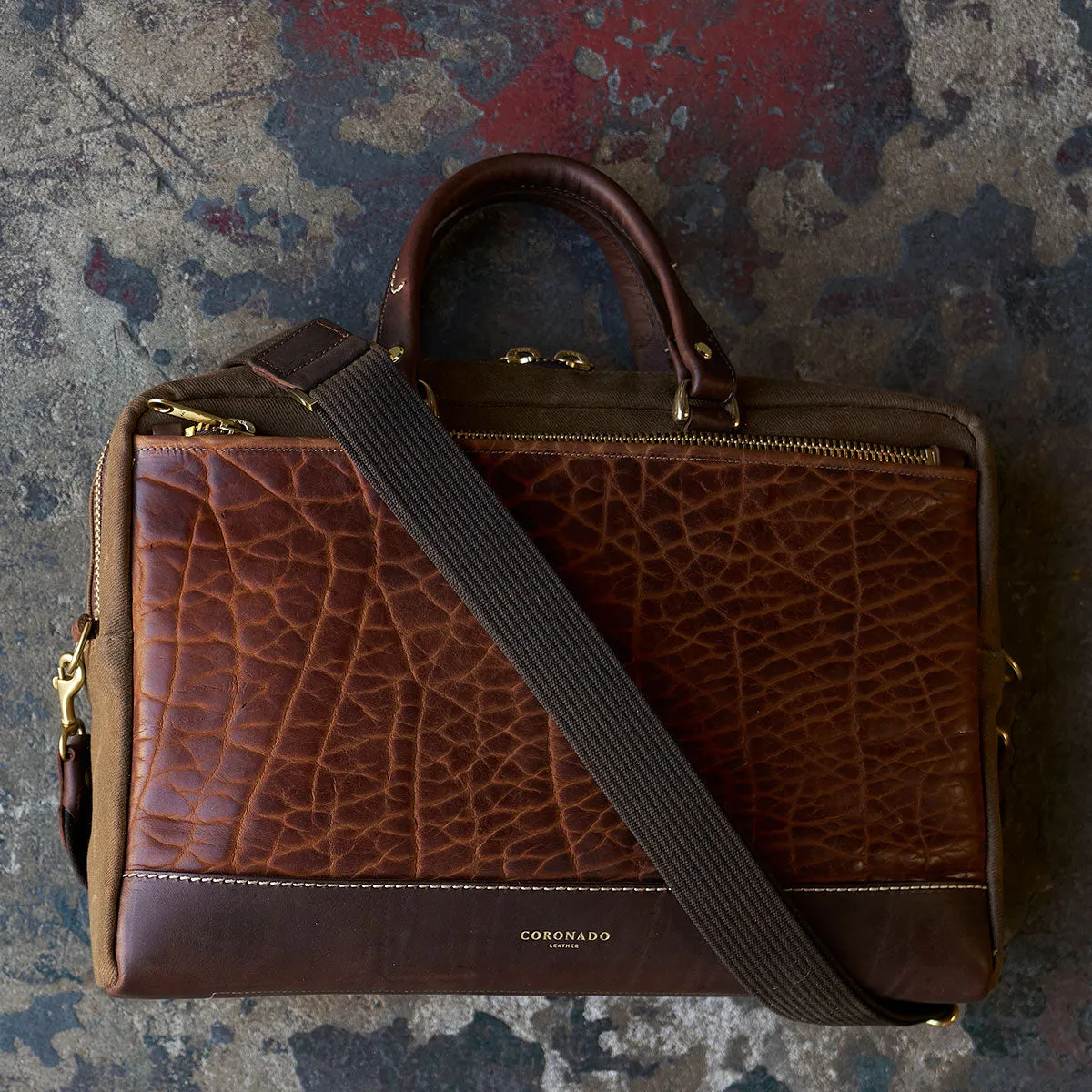 The Porter Briefcase No.215 | Bison Brn
