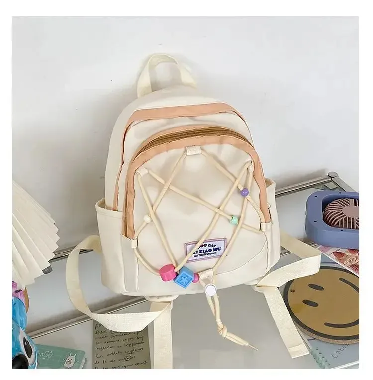 UAKISS  -  Casual Cute Mini Backpack Lightweight Travel Spring Outing Womens Backpacks Large Capacity Air Cushion Belt Shoulder Bag