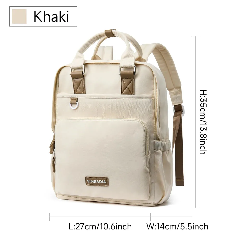 UAKISS  -  Women Aesthetic Backpack Fashion College Waterproof Daypack Carry on Lightweight Mini Backpack Stylish Travel Rucksack