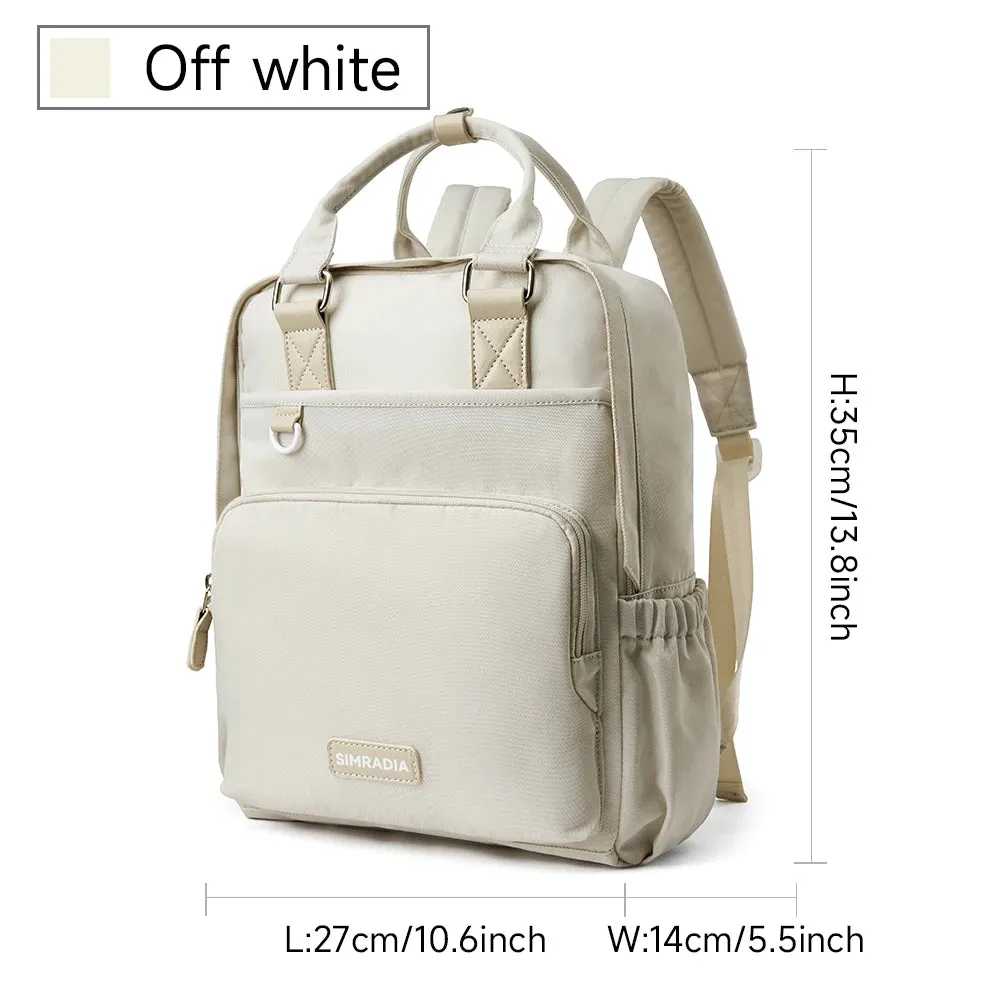 UAKISS  -  Women Aesthetic Backpack Fashion College Waterproof Daypack Carry on Lightweight Mini Backpack Stylish Travel Rucksack